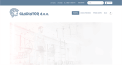 Desktop Screenshot of gladiator.hr